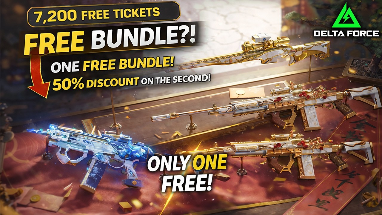 Delta Force Free Bundle Giveaway How To Get 7200 Lucky Tickets And 2 