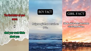 Deep Boy And Girl Crush Psychology Facts Compilation - What Your Name Says About You