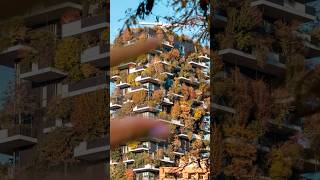 ЛЕС В НЕБЕ: как итальянцы построили самый зеленый небоскреб в мире (Bosco Verticale) #shorts