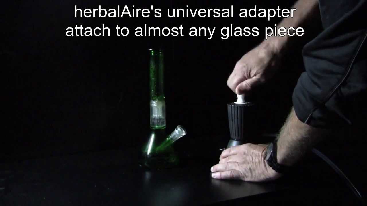 herbalAire vaporizer - herbalAire to glass adapter