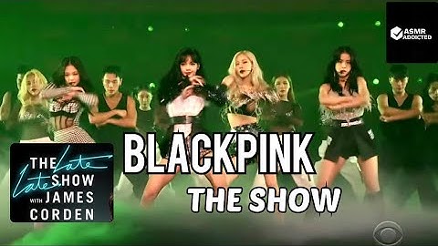 BLACKPINK Pretty Savage The Late Late Show with james corden 281202 blackpink fans edit