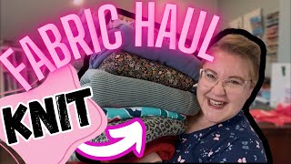 Knit Fabric Haul!! @hoosierhandmade22