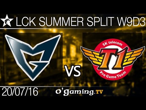 Samsung Galaxy vs SKT T1 - LCK Summer Split 2016 - W9D3