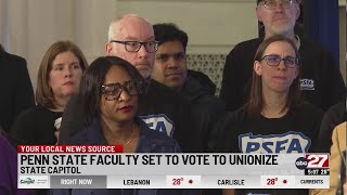 Penn State faculty to vote on whether to unionize in 2026