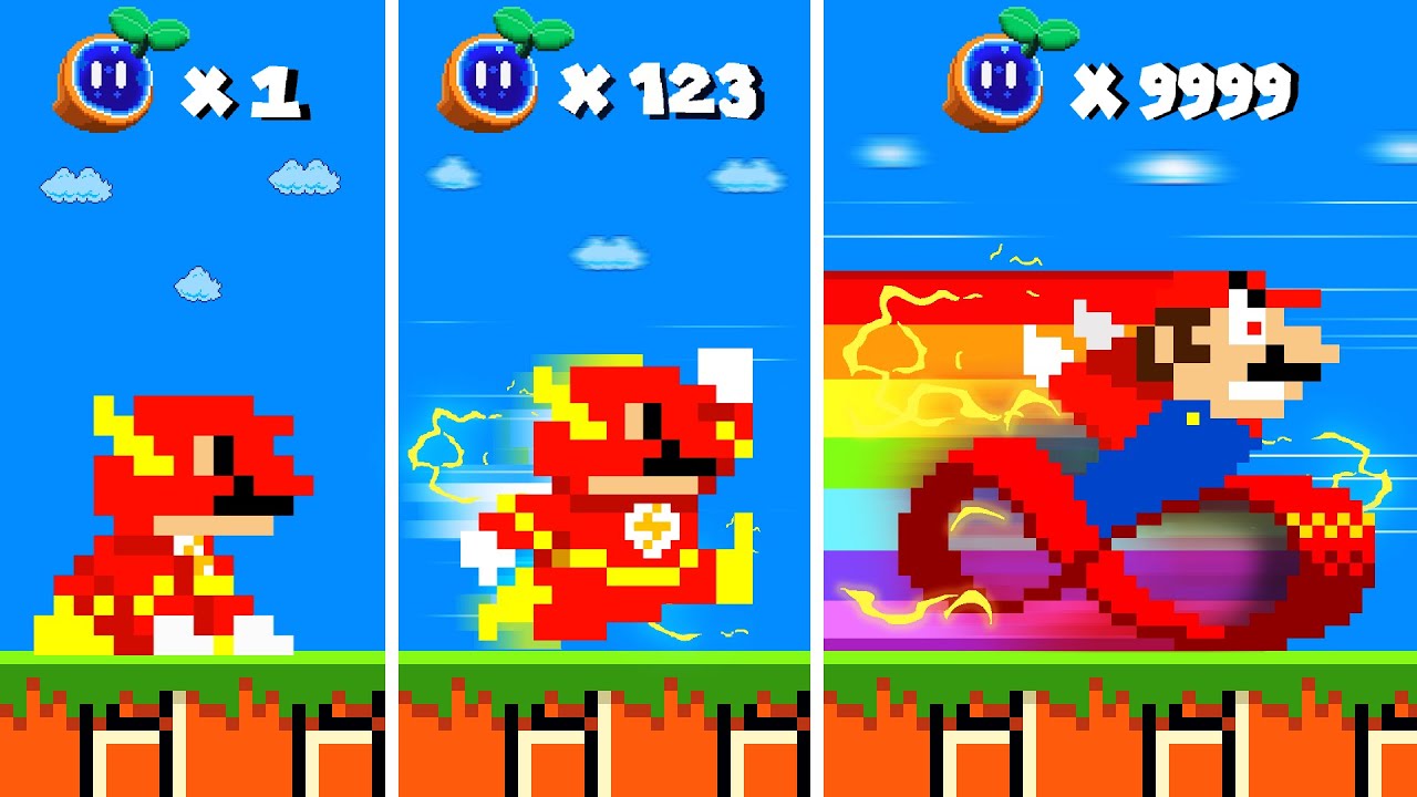 Upgrading Mario to the Fattest Ever | Mario The Flash