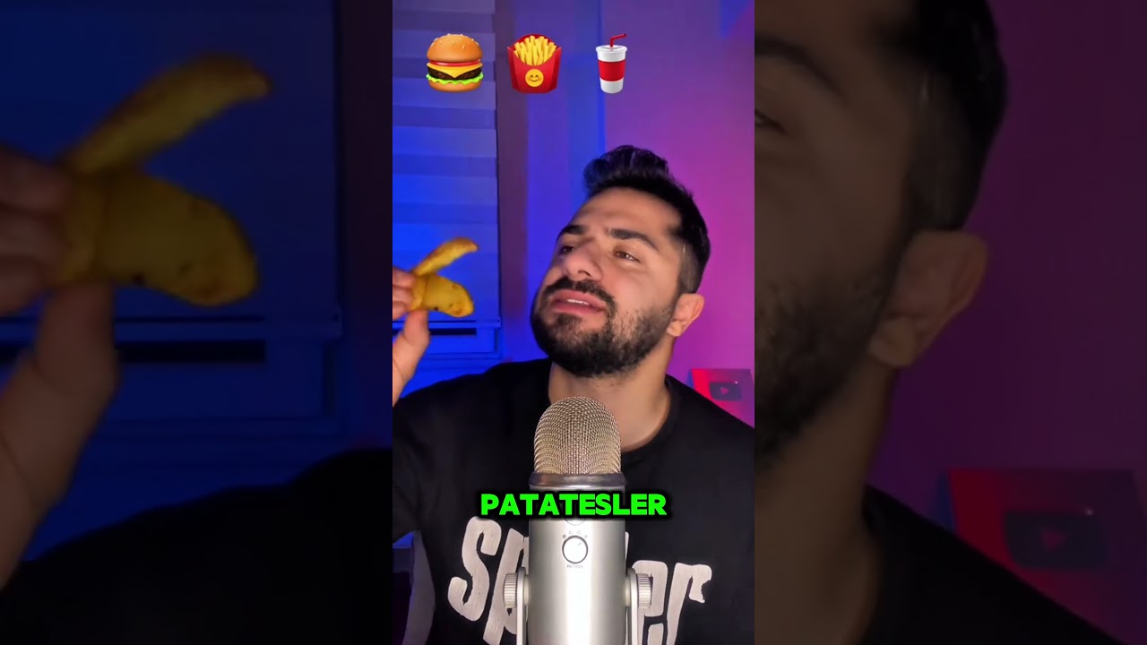 Serhat ASMR 🍔🍟 Fast Food ASMR | Burger, Patates & Sosis Mukbang