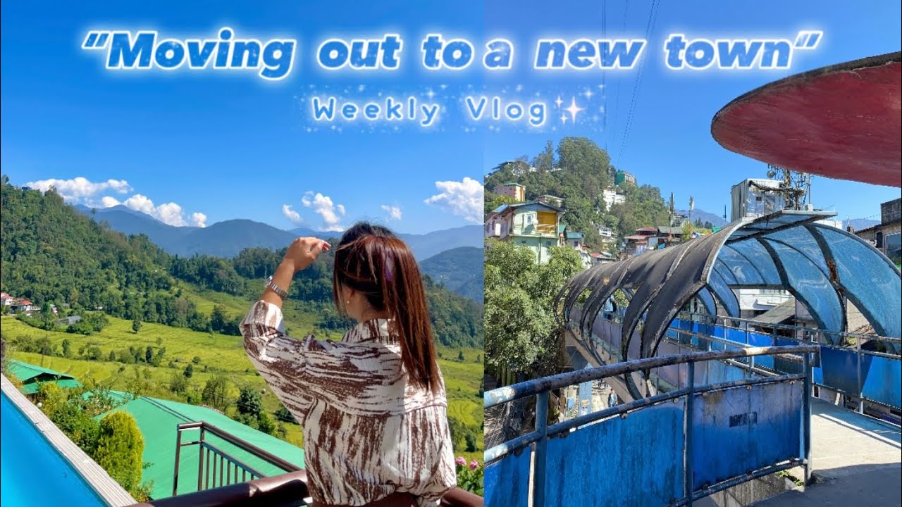 Moving out to a new town🥺 Finding rooms in Gangtok is next level hard😫Went to Rumtek Sikkim💐|