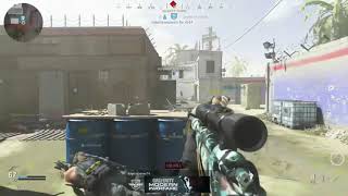Double kill quick scoping Kar98k cod modern warfare