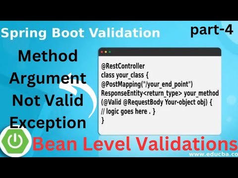 Method Argument NotValid Exception in SpringBoot | Spring Validations ...