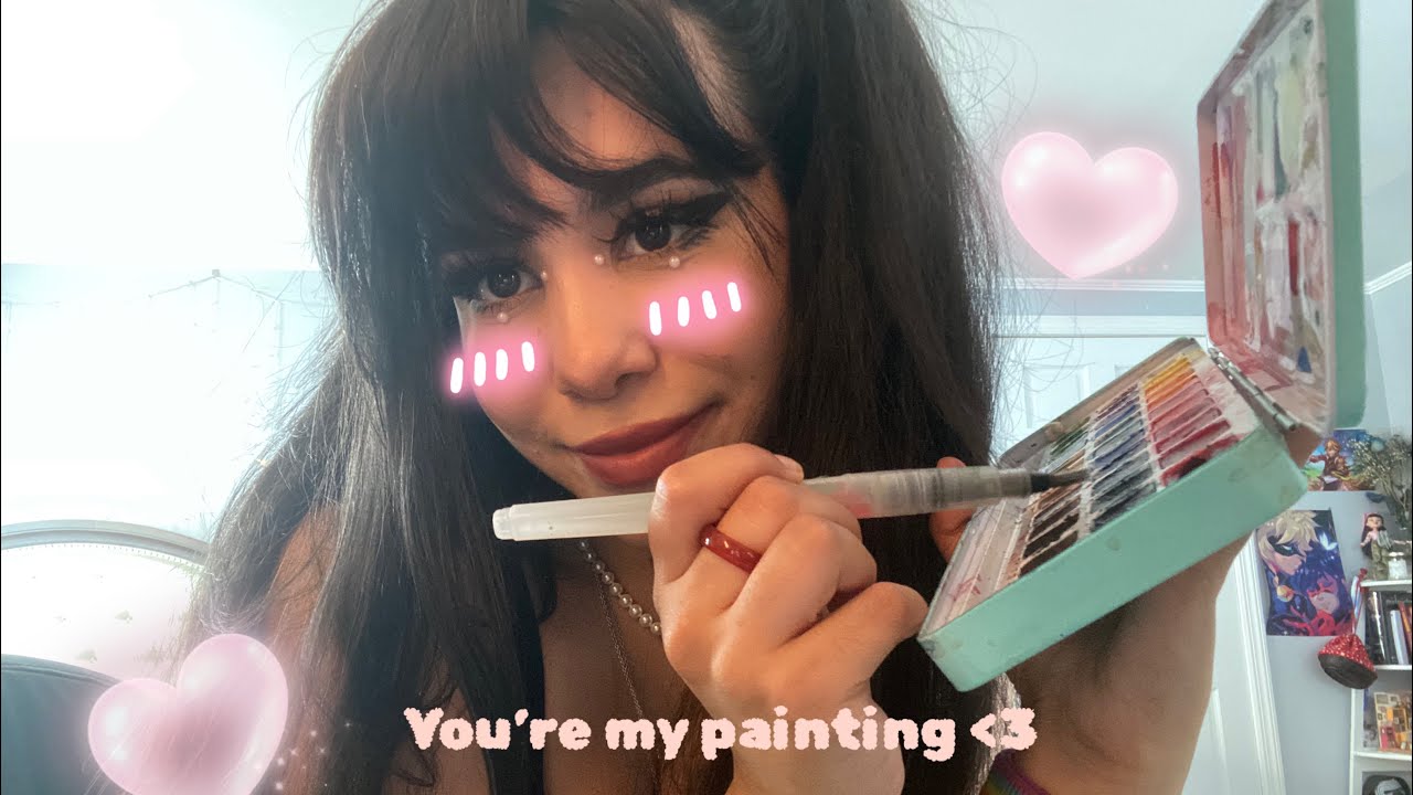 you’re my painting asmr ~ camera touching ~