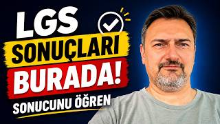 SON DAKİKA! LGS AÇIKLANDI. LGS SONUÇLARI NASIL ÖĞRENİLİR? EBA ŞİFRESİ