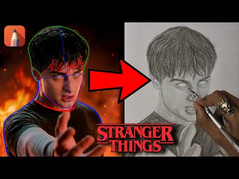 How to Draw Noah Schnapp as Will Byers ✏️ Stranger Things Season 5 🔥 Realistic Pencil Sketch