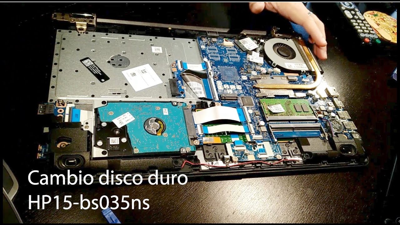 Cambio disco duro Notebook HP - -