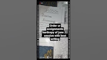ORDER YOUR ASSIGNMENT HARDCOPY FOR JUNE 22 SESSION WITH BEST WRITING @9507725662