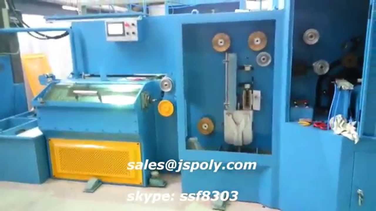0.05mm & 0. 07mm EDM brass wire drawing machine and annealing YouTube