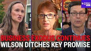 Critics WA's Warn Income Tax Will Crush Business + Katie Wilson Scales Back Seattle Homeless Promise