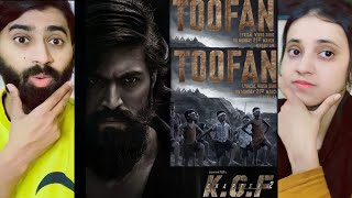 Pakistani Reacts To TOOFAN lyrical (Hindi) Song |KGF2| Rocking star Yash |