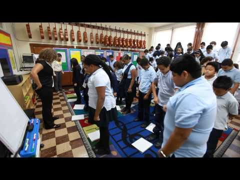 Voice Charter School of New York Choir Practice (breathing)