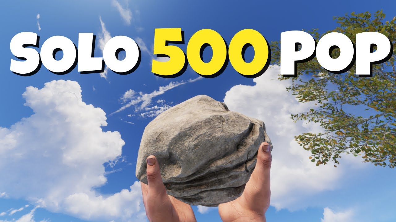 Am Supravietuit Solo Pe Rust Vanilla Contra 500 POP... - Partea 1
