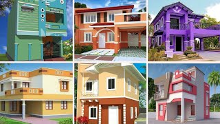 Exterior House Painting colour Ideas 2022 || House Colour || Exterior colour combination