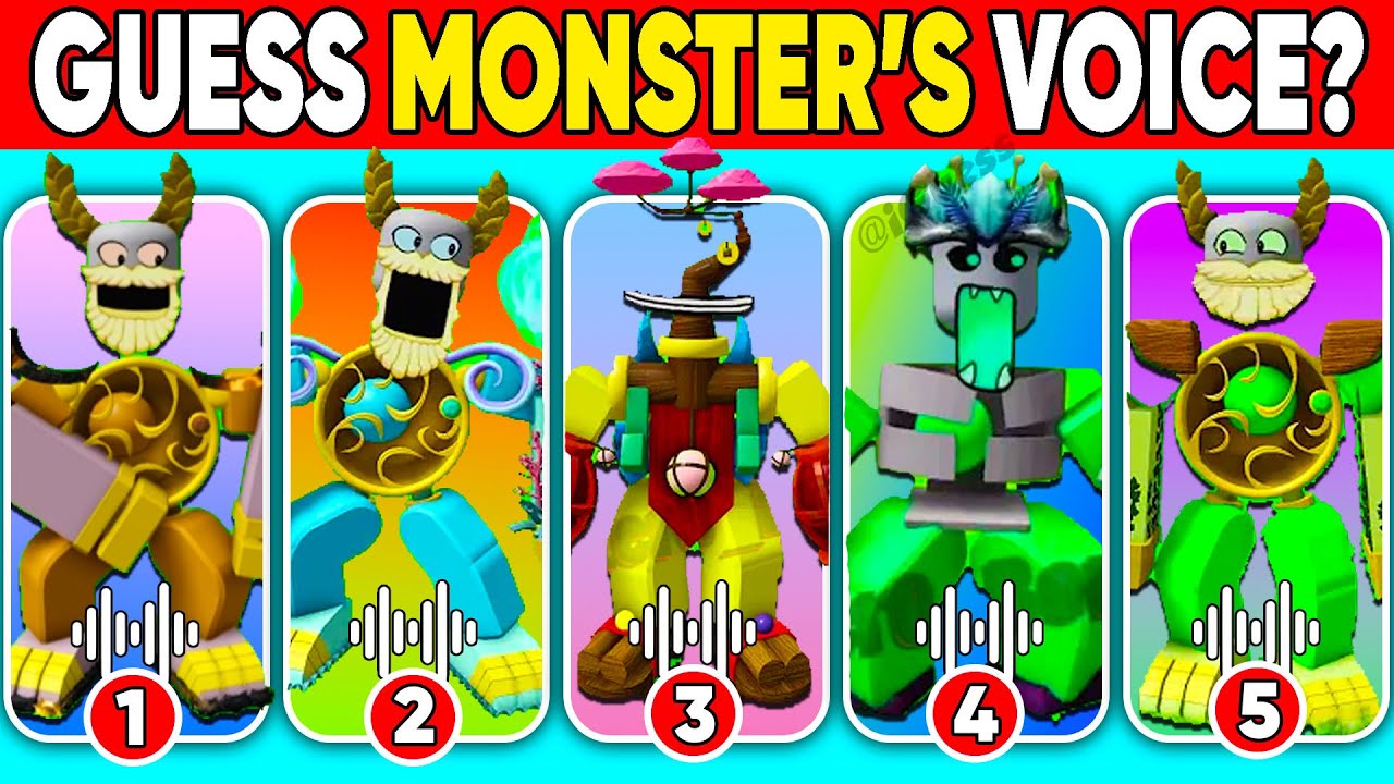 Guess the MONSTER'S VOICE | MY SINGING MONSTERS | GOLD EPIC WUBBOX, BONE EPIC WUBBOX, WUBLIN CLUBBOX