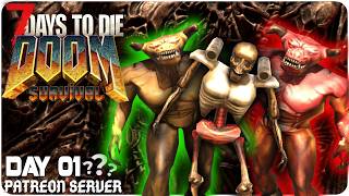 DOOM SURVIVAL BUT IN 7 Days to Die!? Hanging out on my patreon server! | DOOM SURVIVAL Mod screenshot 2
