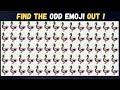 Easy medium hard levels  can you find the odd emoji in 15 seconds   the quiz adda