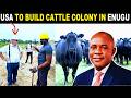 WOW! U.S. farmer arrives in Enugu to establish the largest cattle colony in Nigeria’s South East.