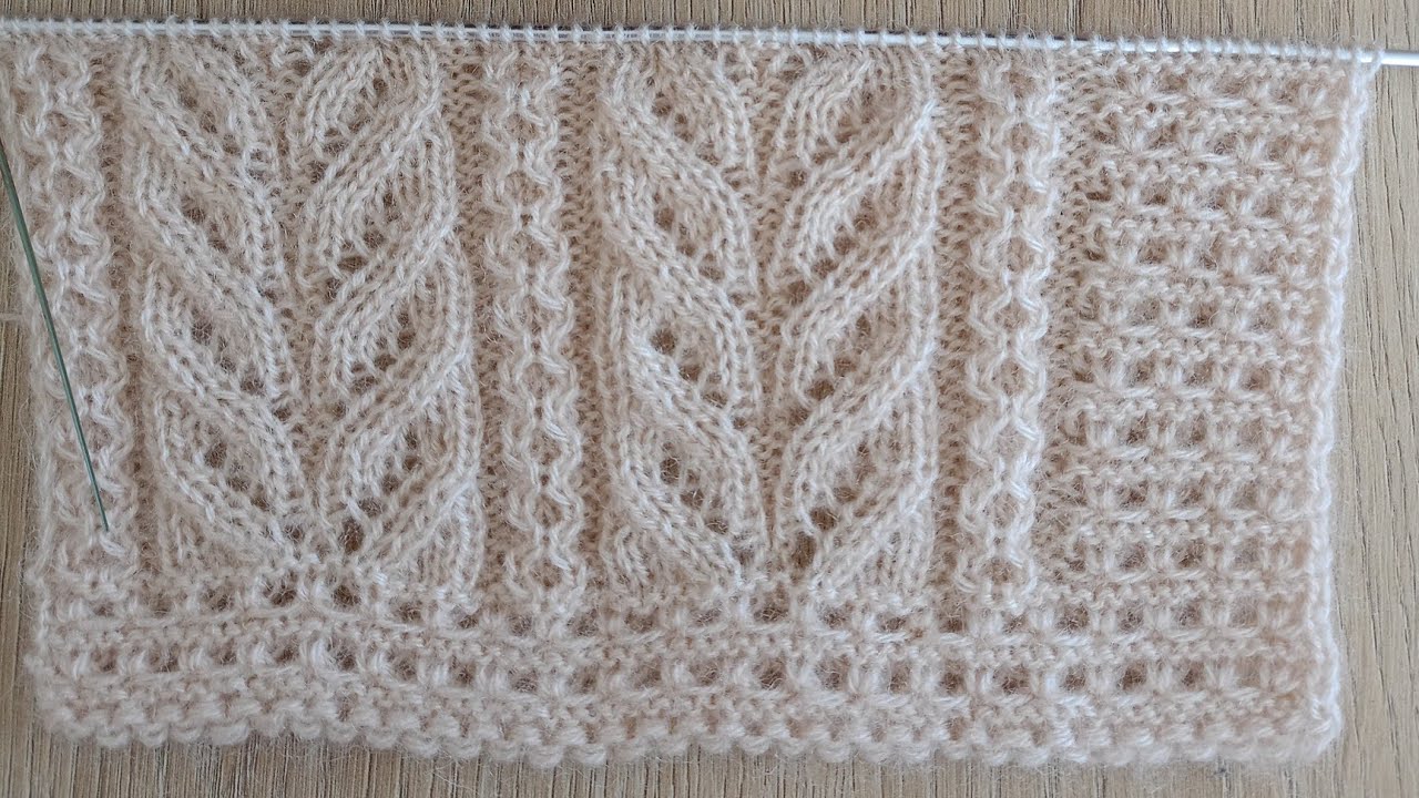 Çiftli Petekli Burgu Örneği #yelek #knitting #yelekyapımı