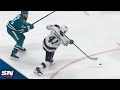 Kings akil thomas uses screen to wire home first nhl goal