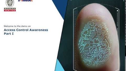 Access Control Awareness Part l Video