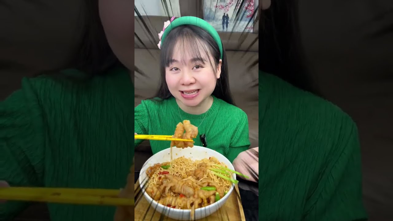 Mời mọi người Mukbang Chân Gà Sốt Thái, Chân Gà Hấp Hành, Chân Gà Sốt Cay với em nghen