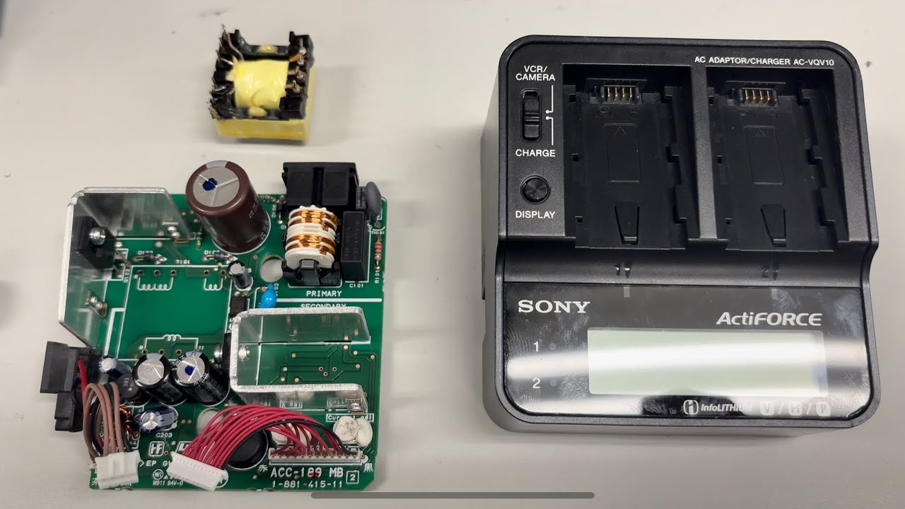 Sony AC-VQV10 AC Adaptor For Camera and Battery Charger Repair