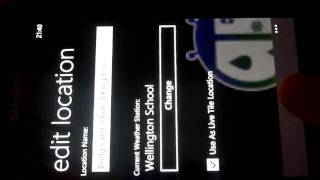 WeatherBug For Windows Phone 7