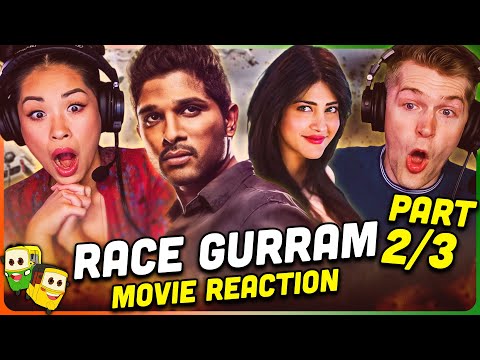 RACE GURRAM Movie Reaction Part (2/3)! | Allu Arjun | Shruti Haasan | Ravi Kishan | Shaam