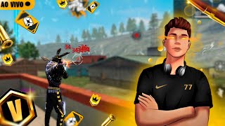 🔥 FREE FIRE AO VIVO - 🔥JOGANDO GUERRA DE GUILDAS E 6V6 COM O CHAT🔥