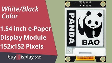 Black 1.54" inch e-Paper Display Module for Arduino,Raspberry Pi