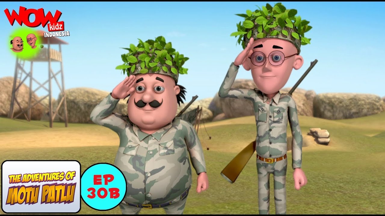 Motu Patlu Menjadi Tentara Motu Patlu Dalam Bahasa Animasi 3d