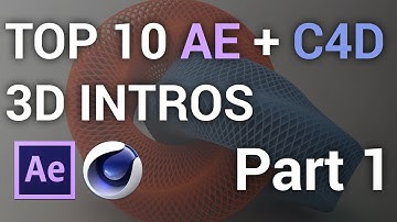 Top 10 FREE 3D Intro Templates #1 - After Effects & Cinema 4D