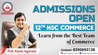 12th HSC Commerce Batch Announcement | Admissions Open | Akash Agarwal Classes screenshot 3