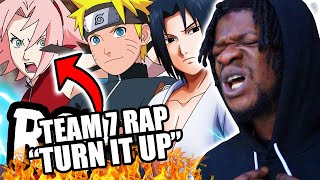 Video thumbnail of "TEAM 7 RAP | "Turn it up" | RUSTAGE ft. NerdOut, Lex Bratcher & Shao Dow [Naruto] REACTION"