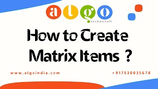 How To create Matrix Items /ALGO Billing /Invoice Billing /GST&Accounts Billing screenshot 4