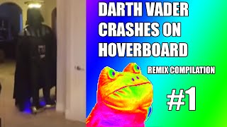 Darth Vader Crashes on a Hoverboard -  Remix Compilation
