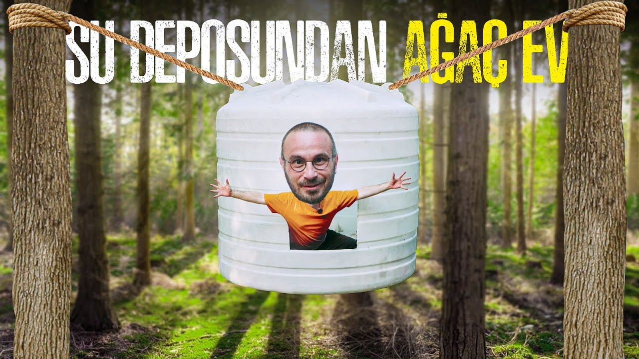 DEV SU DEPOSUNDAN AĞAÇ EV YAPTIK!