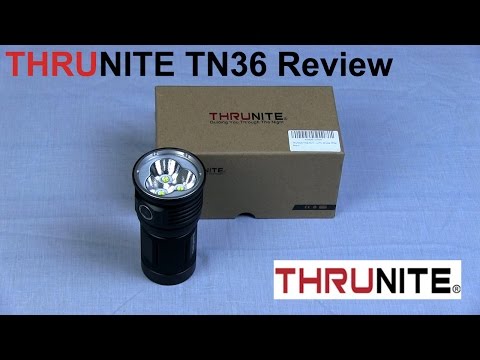 ThruNite TN36 Product Review and Testing, 6500 Lumens! | James Bruton