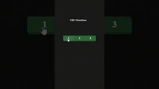 CSS Checkbox + hover 🔘