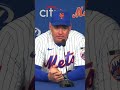 Even Carlos Mendoza is at a loss of words with the Mets' recent struggles. 😳