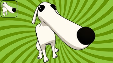 Long Nose Dog - Gameplay Walkthrough Part 1 Grow Your Nose (iOS, Android)