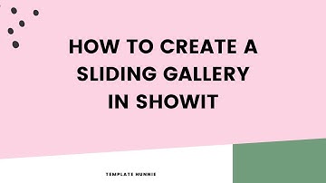 How To Create A Sliding Gallery In Showit