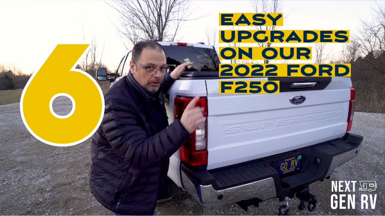 Clean F250 Rig 6 Easy Upgrades / Mods on our 2022 Ford F250 RV Tow Rig - YouTube